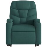  Naslonjač na podizanje od tkanine tamnozeleni | shoptok.hr