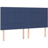  Krevet s oprugama i madracem plavi 160x200 cm od tkanine | shoptok.hr