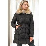 Dewberry Z6767 WOMEN'S COAT-BLACK-1 Cijene