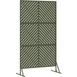  Zaslon za privatnost 100 x 50 x 180 cm Čelik Maslinastozelena | Eponuda.ba