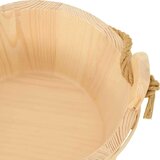  Vedro za savno 2 pcs Rjava Stabilen borov les in konoplja, (5000111274) | Shoptok.si