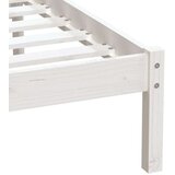  Posteljni okvir bel iz trdnega lesa 90x190 cm 3FT, (20905991) | Shoptok.si