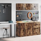 vidaXL Garažni ormarići 2 kom boja hrasta od konstruiranog drva | shoptok.hr