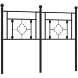  The Living Store Kovinsko posteljno vzglavje črno 120 cm - Vzglavje, (21502630) | Shoptok.si