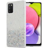 Cadorabo Ohišje, združljivo z Samsung Galaxy A03s in prozorna z bleščicami - Zaščitni ovitek iz prožnega silikona TPU s svetlečimi bleščicami, (20860305) | Shoptok.si