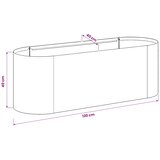  Povišeni vrtni krevet Bijela 120 x 40 x 40 cm | shoptok.hr