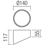  Redo 01-1629 - LED spot svetiljka UTO LED/18W/230V prečnika 14 cm bela | Eponuda.com