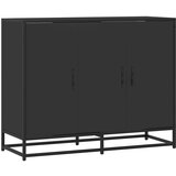  Komoda crna 94x35x76 cm od konstruiranog drva | shoptok.hr