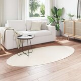  Tepisi Krem Vuna 100 x 200 cm Tepih Ovalni Moderni | shoptok.hr