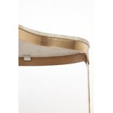 Light & Living Stolić za kavu s mramornom pločom u brončanoj boji/smeđe-sivi 39x65 cm Giulio – | shoptok.hr