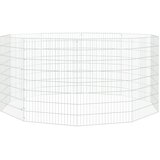  Ograda za životinje s 10 ploča 54 x 80 cm od pocinčanog željeza | shoptok.hr