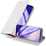 Cadorabo Ohišje, združljivo z Samsung Galaxy S9 v klasično srebrno - Zaščitni ovitek z magnetnim zapiranjem, stoječo funkcijo in režo za kartice, (20562318) | Shoptok.si