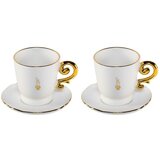 Bialetti Set 2 Cappucio Tassen inkl. Untertassen Pure Gold | shoptok.hr