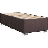  Krevet s oprugama i madracem tamnosmeđi 100 x 200 cm od tkanine | shoptok.hr