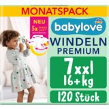 babylove premium pelene xxl veličina 7 (16+ kg) - mesečno pakovanje, 4x30kom 120 kom Cene