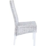  Blagovaonske stolice 4 kom od ratana kubu i drva manga smeđe | shoptok.hr