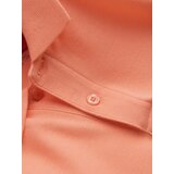 Ombre Men's BASIC single color pique knit polo shirt - peach | Shoptok.si