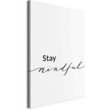 Artgeist Slika Na Platnu Stay Mindful | Shoptok.si