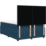 box spring s madracem plavi 160 x 200 cm baršunasti | shoptok.hr