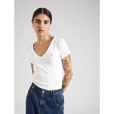 Tommy Jeans Majica 'Essential' mornarska / rdeča / bela | Shoptok.si