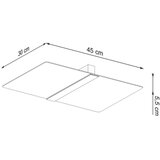  Sollux SL.1007 - Plafonska svetiljka AZALIA 2xG9/40W/230V | Eponuda.com