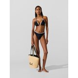 Karl Lagerfeld Bikini zgornji del črna / bela | Shoptok.si