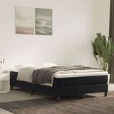 Box spring krevet s madracem crni 120 x 200 cm baršunasti Cijene