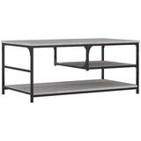  Stolić za kavu boja sivog hrasta 90x49x40 cm konstruirano drvo | shoptok.hr