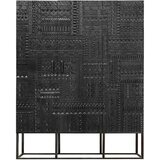 GINER Y COLOMER kovinska vitrina iz mangovega lesa in temnega oreha, (22147040) Cene