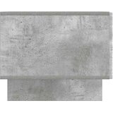  Kava Stol Betonska siva 49 x 50 x 40 cm Konstruirano drvo | shoptok.hr