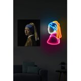 Wallity Girl With A Pearl Earring Pinky - Multicolor Multicolor Decorative Plastic Led Lighting Cene