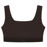 braon ženski sportski top