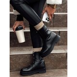 DStreet Botki damskie NAVARIIN krótkie czarne | shoptok.hr