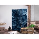  Paravan - Abstract Ornaments - Dark Blue Victorian Leaves 135x172 Jednostrani | shoptok.hr