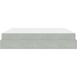 Konstrukcija postelje Svetlo siva 200 x 200 cm Žamet | Shoptok.si