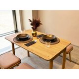 Hanah home vina mini 06 0900 oak stone set : sto, stolice i klupa | ePonuda.com