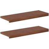  Prozorske klupice 2 kom. Tamno smeđa 80 x 30 x 2 cm | shoptok.hr
