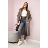 Kesi Włoski Włoski Sweater long cardigan fango | Shoptok.si