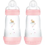 Mam Perfect Star Anti-colic Bottle antikolična steklenička 2m+ Pink 2x260 ml | Shoptok.si
