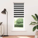  Zavjesa zebra crna 80x200 cm širina tkanine 75,9 cm poliester | Eponuda.ba