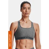 Under Armour Ženski top Crossback Mid Hthr Antracitno siva