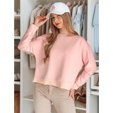 DStreet Bluzka damska masełko oversize z wisiorkiem NUBISS różowa | Shoptok.si