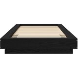  Okvir kreveta za pod Crni hrast 80 x 210 cm Konstruirano drvo | shoptok.hr