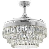  FANAWAY 212923 - LED plafonski ventilator VEIL 6xE14/4,5W/230V hrom + daljinski upravljač | Eponuda.com
