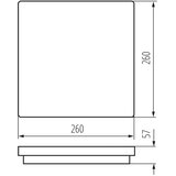 Kanlux 38782 - LED spoljna svetiljka BENO LED/24/30W/230V 3000/3500/4000K IP65 bela | Eponuda.com