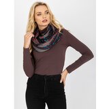 Fashion Hunters Women's gray scarf with a print Cijene