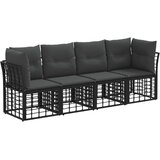  Set vanjskih sofa Crna Poliester - Crna bez stola | shoptok.hr