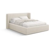Windsor & Co Sofas Kremno bela oblazinjena zakonska postelja s prostorom za shranjevanje z letvenim dnom 140x200 cm Jason – | Shoptok.si