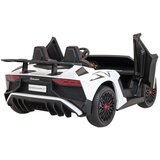  Licencirani auto na akumulator Lamborghini Aventador SV - dvosjed - bijeli | shoptok.hr