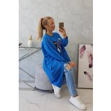 Kesi Blouse with oversize print purple blue | shoptok.hr